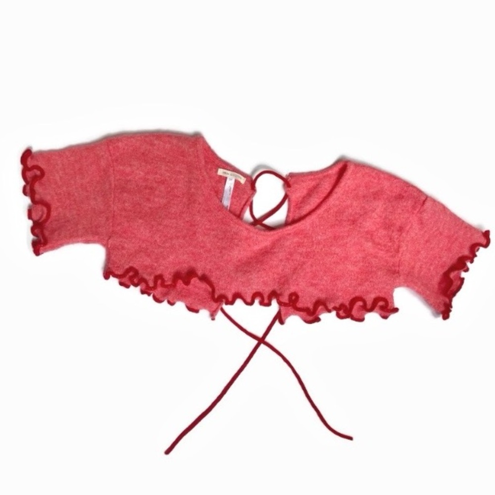 Urban Outfitters Isa Short Sleeve Shrug Cardigan Cropped - Picture 2 of 12